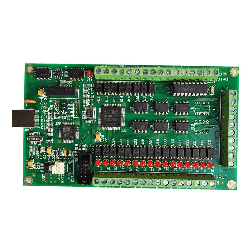 8 output 3 axis CNC USB Card Mach3 200KHz Breakout Board 16 input 