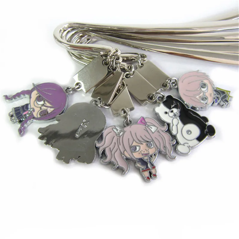 Аниме-атрибутика Danganronpa брелок для ключей и безысходных школьников моно красоты ожерелье маленькая Ювелирная подвеска
