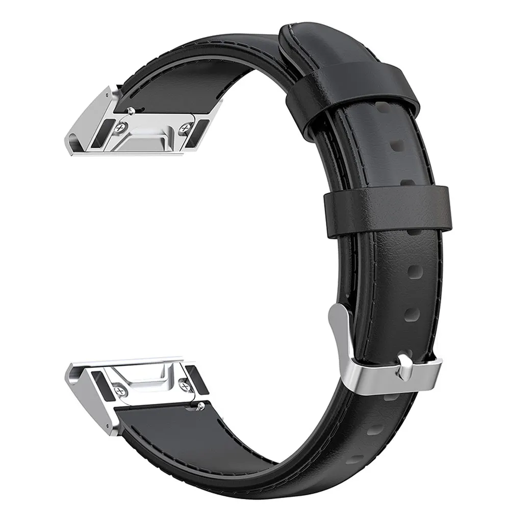 Кожаный универсальный ремешок 22 мм для часов Garmin Fenix5 ремешок для наручных браслетов роскошный ремешок для часов Garmin Fenix5