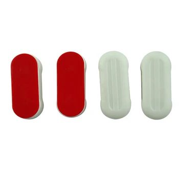 

White Easy Install Accessories Bathroom Stable Pads Protection Replacement Durable Combination Toilet Seat Buffers