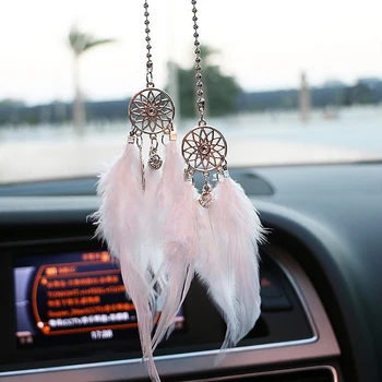

Catcher Car Pendant Wind Chimes Feather Decor auto 2020 for Ford Transit Ranger Mustang Ka Fusion Focus F-150