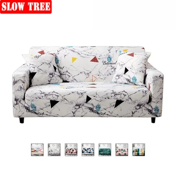 

Printed Elastic Slipcovers Sectional Elastic Stretch Sofa Cover for Living Room Couch Cover L Shape Armchair Cover 1/2/3/4Seater