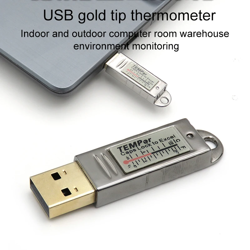 Водонепроницаемый USB термометр температура тестер рекордер для ПК ноутбука ^
