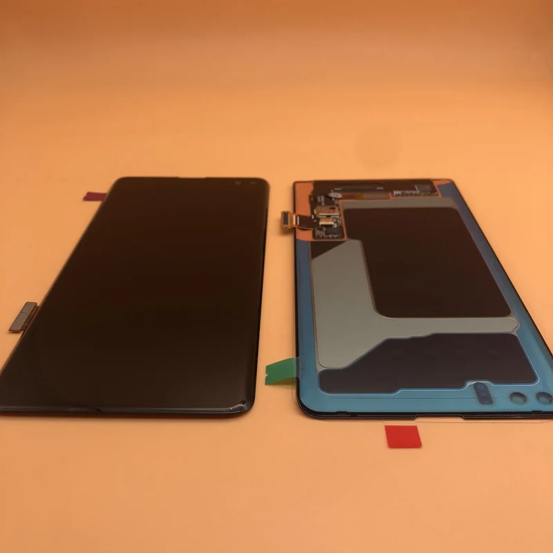 ЖК-дисплей с рамкой для SAMSUNG Galaxy S10 G973 G973F дисплей S10+ S10 Plus G975 G975F сенсорный экран дигитайзер S10E