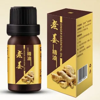 Ginger Oil 10ml Дропшиппинг крем для похудения, потеря эфирного масла чили Сжигание жира тела корректирующий имбирь здоровье Детокс эфирные масла 80 мл - Цвет: Ginger Oil 10ml