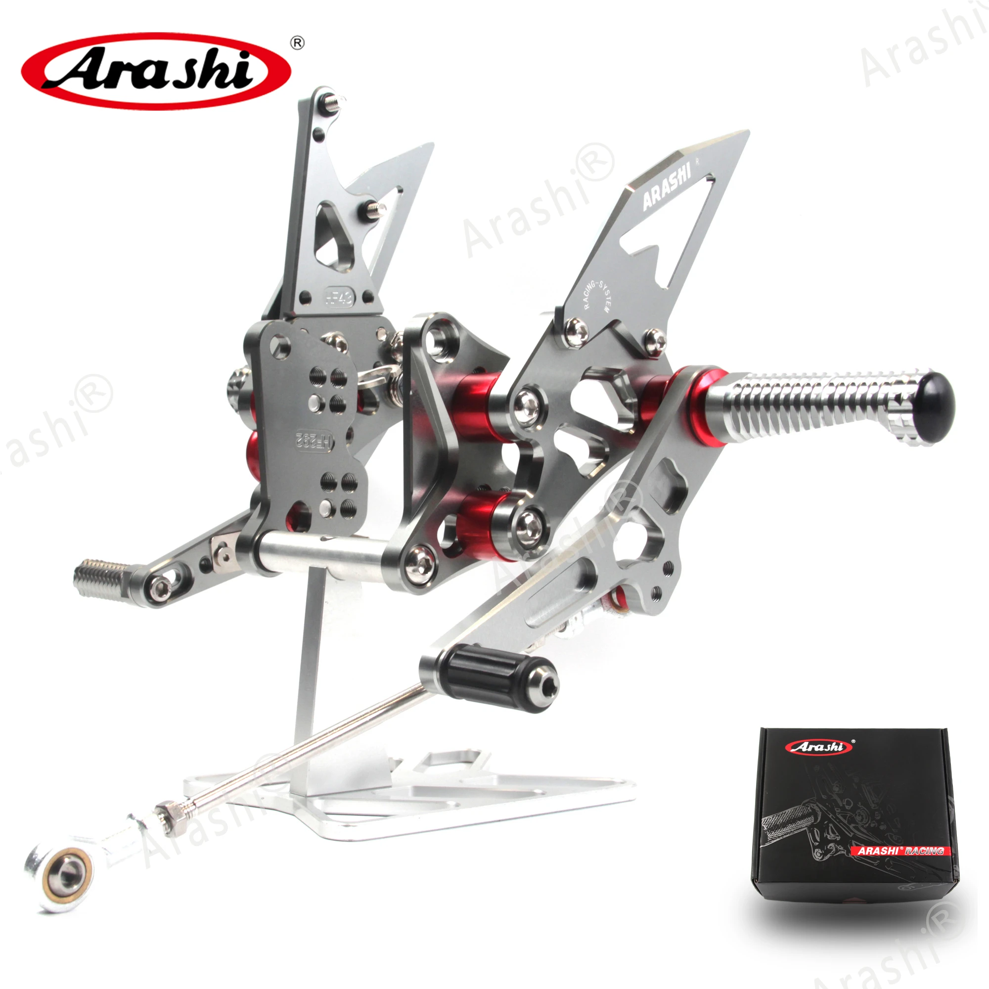 

Подножки для мотоцикла Arashi для SUZUKI HAYABUSA GSXR1300 2008-2019, Регулируемые подножки с ЧПУ, модель 1300 GSXR 2012 GSX1300R 2013