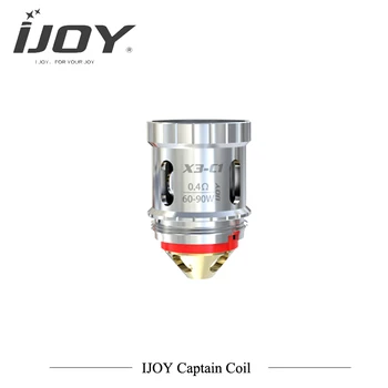 

3PCS/lot Original IJOY Captain X3 X3-C1 Dual Coil 0.4ohm 60W-90W X3-C3 Sextuple Coil 0.2ohm 90-110W Fit for Ijoy X3 Tank Vapor