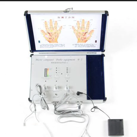 Portable hand acupoint diagnosis and therapy device
