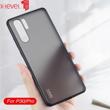 

X-Level Transparent Case For Huawei P30 Pro Hard Matte PC Soft Silicone Edge Back Phone Cover For Huawei P30 Lite Case P30