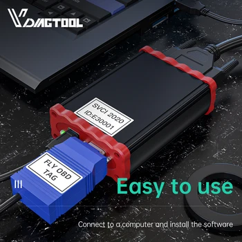 

VDIAGTOOL SVCI 2020 Key Programmer Tool SVCI 2014 2015 Abrites Odometer Correction Unlimited Tokens With 21 Car Softwares
