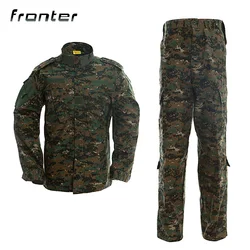 Clothing Suits  ACU Coat Pants Militar Camouflage Digital Woodland Camo Style Tactical Military Uniform For Men
