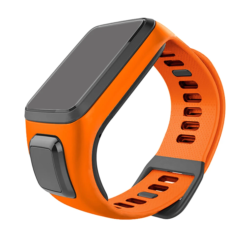 Ремешок на запястье для TomTom 2 3 Series Runner 2 3 Spark Series Golfer 2 Adventurer gps Watch силиконовый сменный ремешок для часов