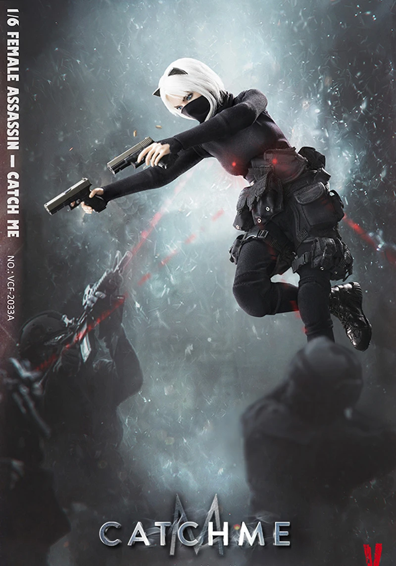 1:6 Коллекционная полный набор армия, солдатики, Женская Серия Assassin первая бомба "Catch Me" фигурка модель для фанатов коллекция подарки