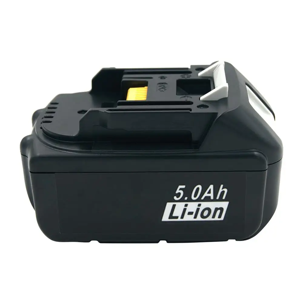 LERRONX высокое Ёмкость 5.0Ah 18V BL1850 замена литиевая батарея для Makita Перезаряжаемые батарея BL1815 BL1830 BL1840 LXT400