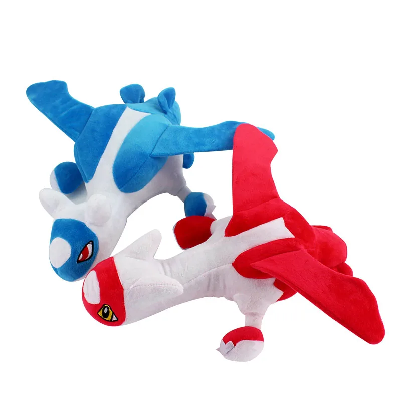 1" 30 см 2 шт./лот аниме Latias Latios плюшевые игрушки мягкие рождественские подарки, куклы для детей