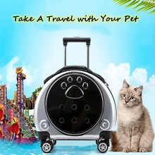 Aliexpress - Transparent Pet Dog Cat Trolley Backpack Carrier Bag Outdoor Travel Detachable Shoulder Bag Case Puppy Cat Air Box Bubble Box