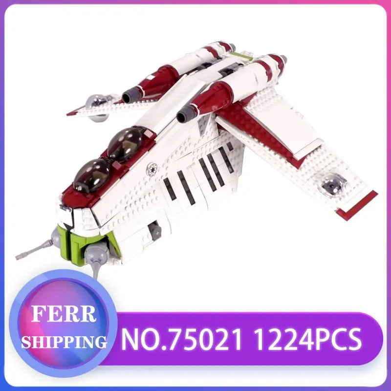 

New Style blocks 05041 Republic Gunship Compatible Star Series 75021 Building Blocks Bricks Educational Toys Boy Birthdays Gifts