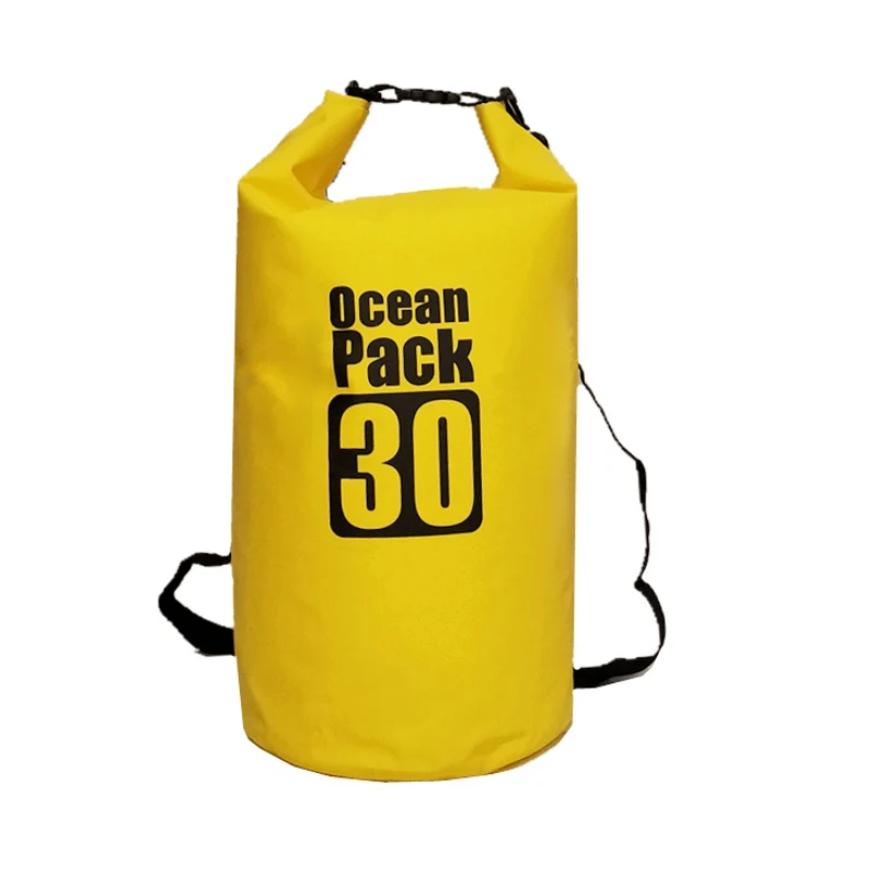 Плавающий Водонепроницаемый сухой мешок 5L/10L/15L/20L/30L Рулон Топ мешок держит снаряжение сухой непромокаемый рюкзак для каякинга рафтинг лодочного пляжа