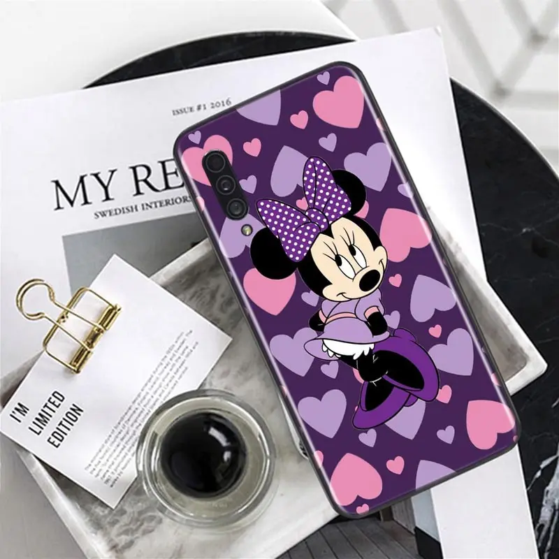 silicone cover with s pen Silicone Cover Cute Mickey Mouse For Samsung Galaxy A90 A80 A70S A60 A50S A50 A40 A40S A30 A30S A20E A20S A10S A10Phone Case kawaii phone cases samsung Cases For Samsung