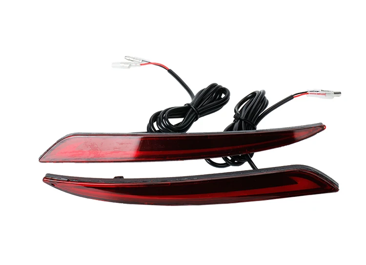 2 шт. для Ford Mondeo Fusion 2013 светодиодный светильник на бампер задний противотуманный фонарь тормозной светильник сигнальный светильник поворота отражатель - Цвет: Model B