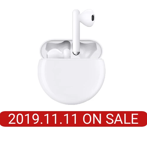 White Беспроводные наушники huawei Freebuds 3 TWS, Bluetooth наушники с активным шумоподавлением, Bluetooth 5,1, управление нажатием, 20 часов работы - Цвет: White