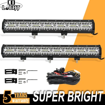 

CO LIGHT 20inch 23inch LED Light Bar 12V Combo 3-Rows Led Work Light for Car SUV ATV PickUp Trucks Tractor Led Bar Offroad 24V