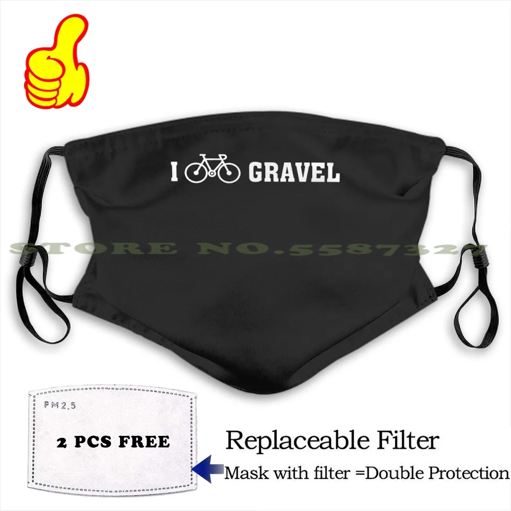 I велосипедная гравийная маска для лица с фильтром забавная велотренажерная