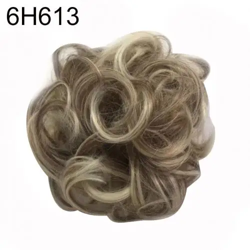 6H613 Парики из искусственных волос без шапочки-основы короткий кудрявые волосы парик из натуральных волос для женщин - Цвет: 6H613