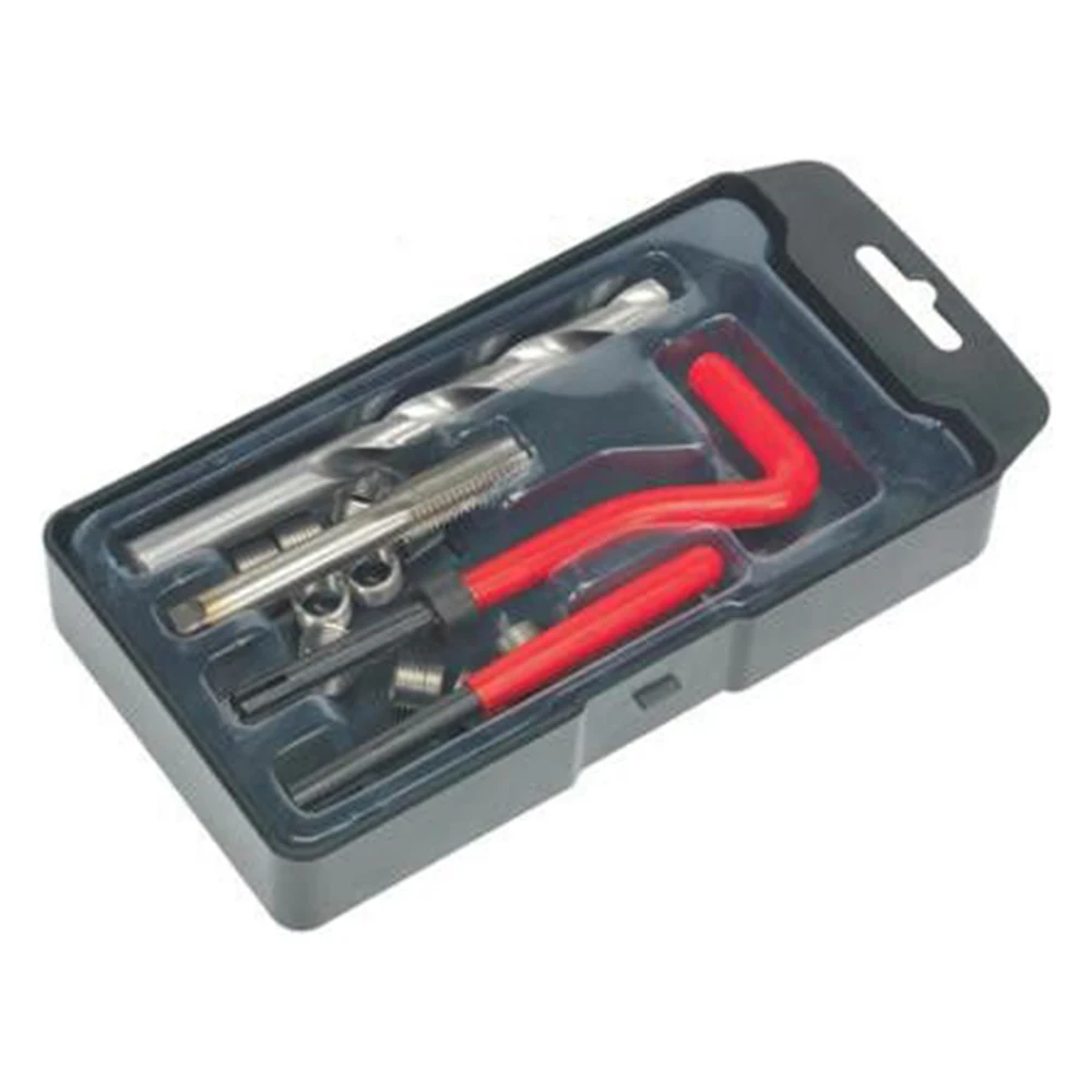Metric Thread Repair Wire Insert Kits M8 M10 M12 M14 Helicoil Car Coil Tool Set