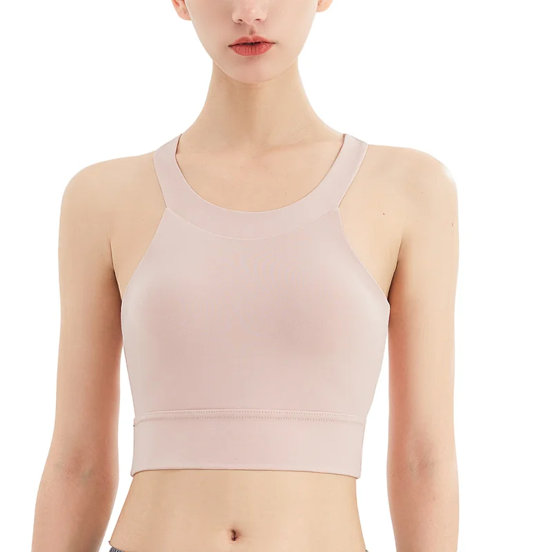 

Nylon Shockproof Sports Beautiful Back Bra Women Gather Shape Fitness Running Underwear Vest Breathable Yoga Clothes S-XL Mujer