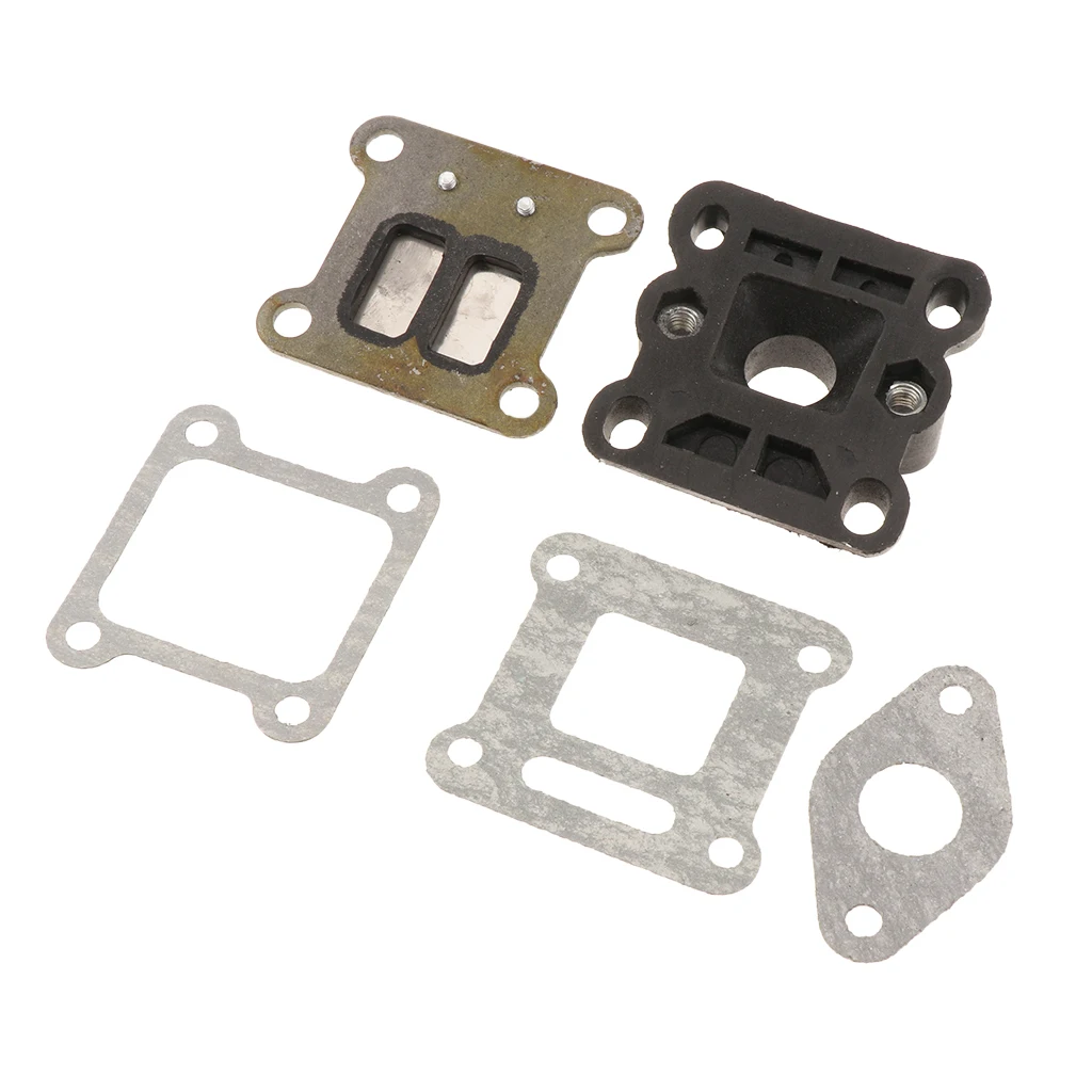 Inlet Intake Manifold Gasket Reed Valve for 47CC 49CC Mini Moto Quad Dirt Bike