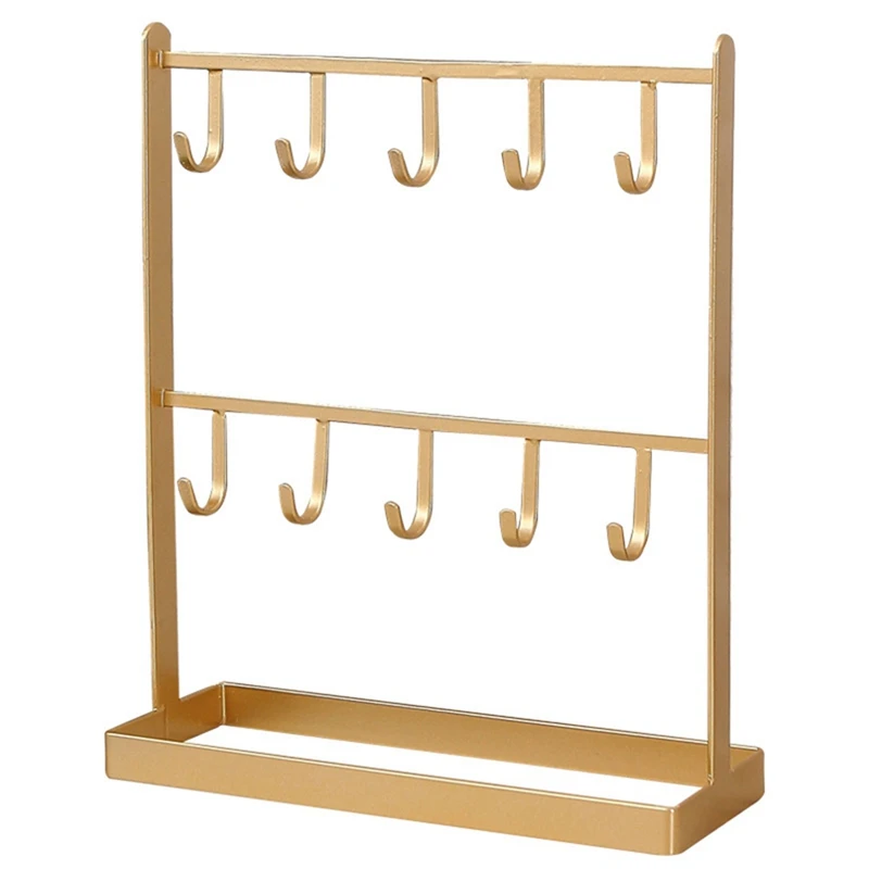 

Tabletop Iron Jewelry Jewelry Earring Hanger Necklace Ring Earring Earring Shelf Display Shelf Porch Key Rack