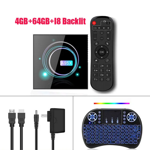 4GB 64GB I8B Смарт-ТВ Box Android 9,0 Amlogic S905X3 4 Гб Оперативная память 64 Гб Встроенная память 2,4G& 5G, Wi-Fi, 1080p 4K 60fps Google плеер Netflix Youtube Media Player - Цвет: 4GB 64GB I8B