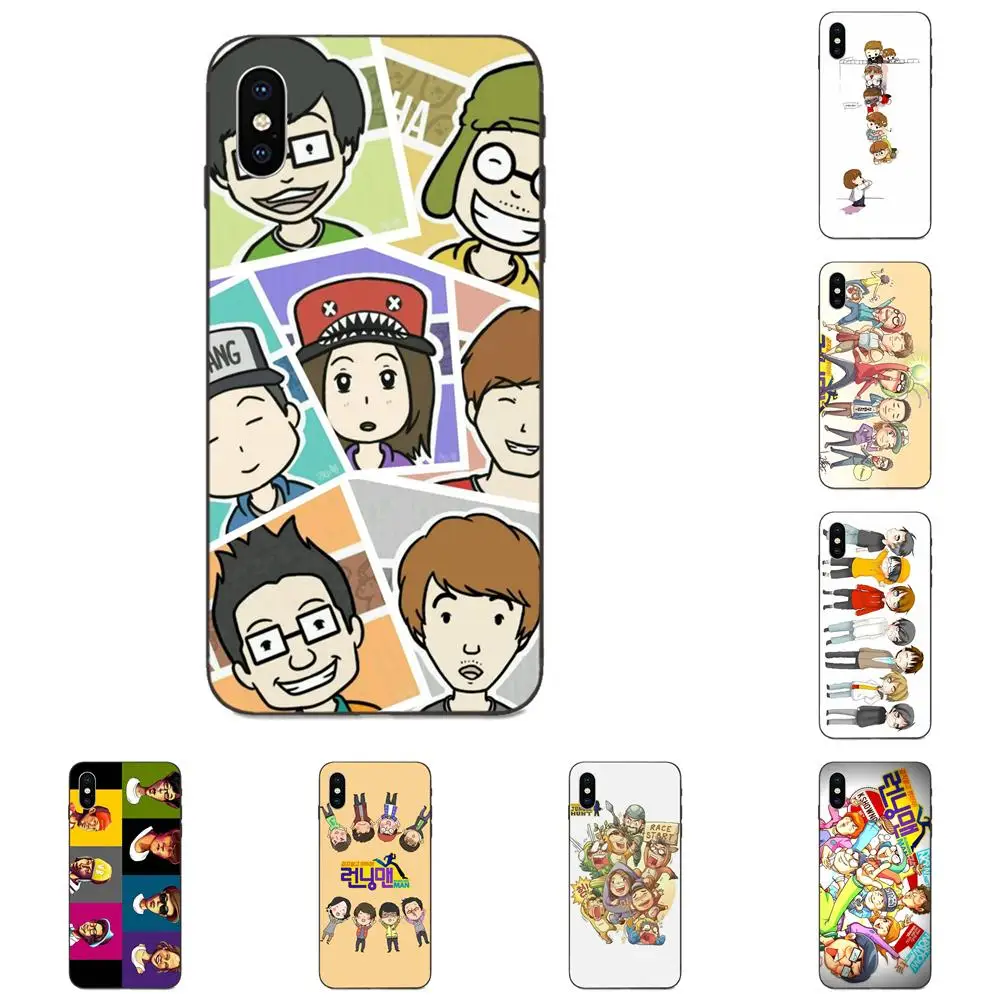 TPU Capa Running Man Korean Variety Show Cartoon For Galaxy A3 A5 A6 A6s A7 A8 A9 A10 A20E A30 A40 A50 A60 A70 A80 A90 Plus 2018 | Мобильные