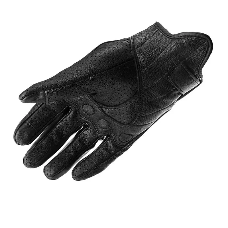 Motorcycle Gloves Leather Touch Screen Men Genuine Leather Cycling Moto Glove