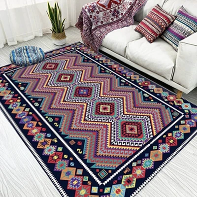 Carpet1 Большой марокканский стиль килим мягкие ковры для гостиной Нескользящие Домашние коврики для украшения спальни коврик прикроватные коврики - Цвет: Carpet1