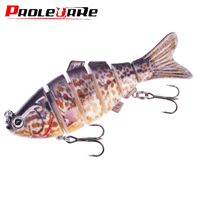 1 шт мульти секции Swimbait Троллинг рыболовные приманки 9 5 см 20g воблеры жесткая
