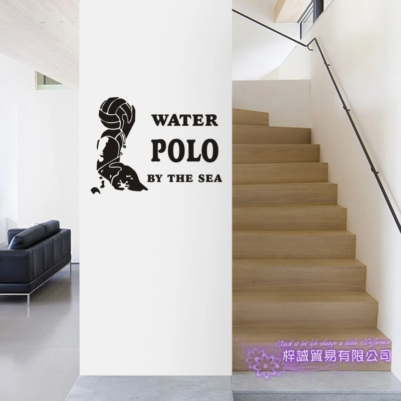 Water Polo Player Sticker Name Number Car Switch Wall Decal Decors Home Decoration | Дом и сад