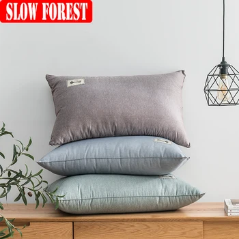 

Slow Forest 3 Colors Neck Pillow Double Sided Bedding Body Pillow Plane Home Hotel Sleep Supplies Anti-Static Washable 74x48cm
