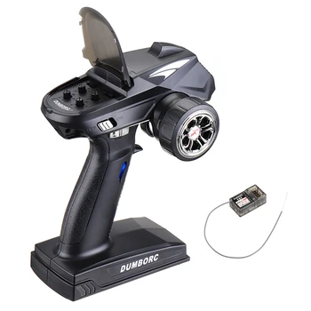 

DUMBORC X4 2.4G 4CH Transmitter with X6F Receiver for JJRC Q65 MN-90 Rc Car Boat Tank Vehicle Model Remote Controller Parts