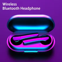 Earphones Sport Charging-Box Xiaomi Huawei Y18 Tws Wireless Bluetooth with 