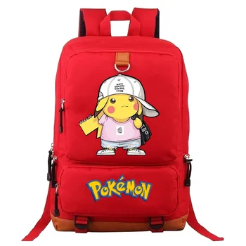 

Pikachu Bags Boys Girls Students School Backpack Fashion New Pattern Mochila Teens Pokemon Travel Knapsack