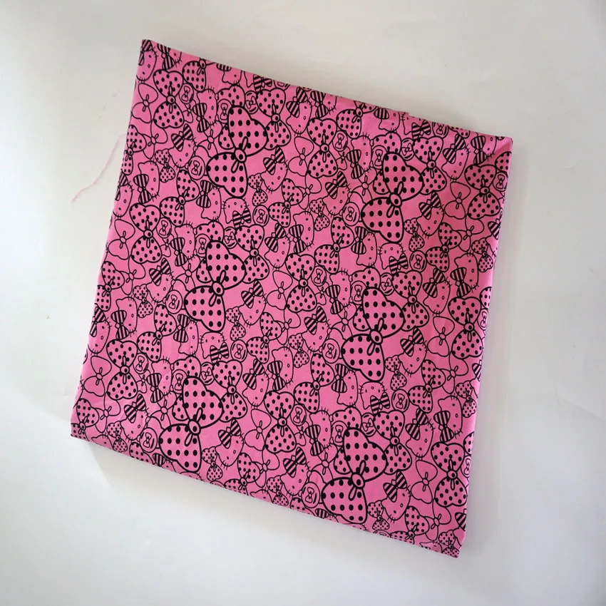 90x145cm Ткань, холст для пэчворка мультфильм кошка ткань для ткани Дети матрас, домашний текстиль девушка школьная сумка для шитья 90*145 см - Цвет: 90x145cm