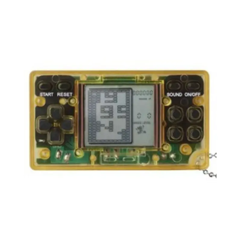 Мини Прозрачная портативная игра для Tetris гоночный автомобиль игра-головоломка детская игрушка портативные игры сумка Подвеска подарок