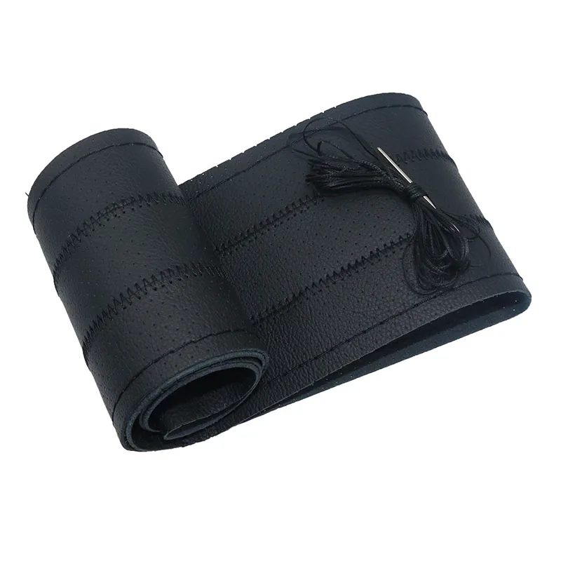 1-Pcs-Car-steering-wheel-cover-Hand-stitched-steering-wheel-cover-Car-decoration-Feel-comfortable-Au (2)