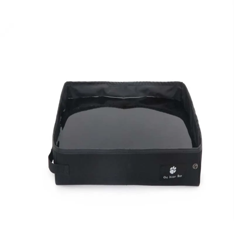 Foldable Cat Pet Litter Box Waterproof Outdoor Travel Toilet Case for Dogs Animal Little Tray | Дом и сад