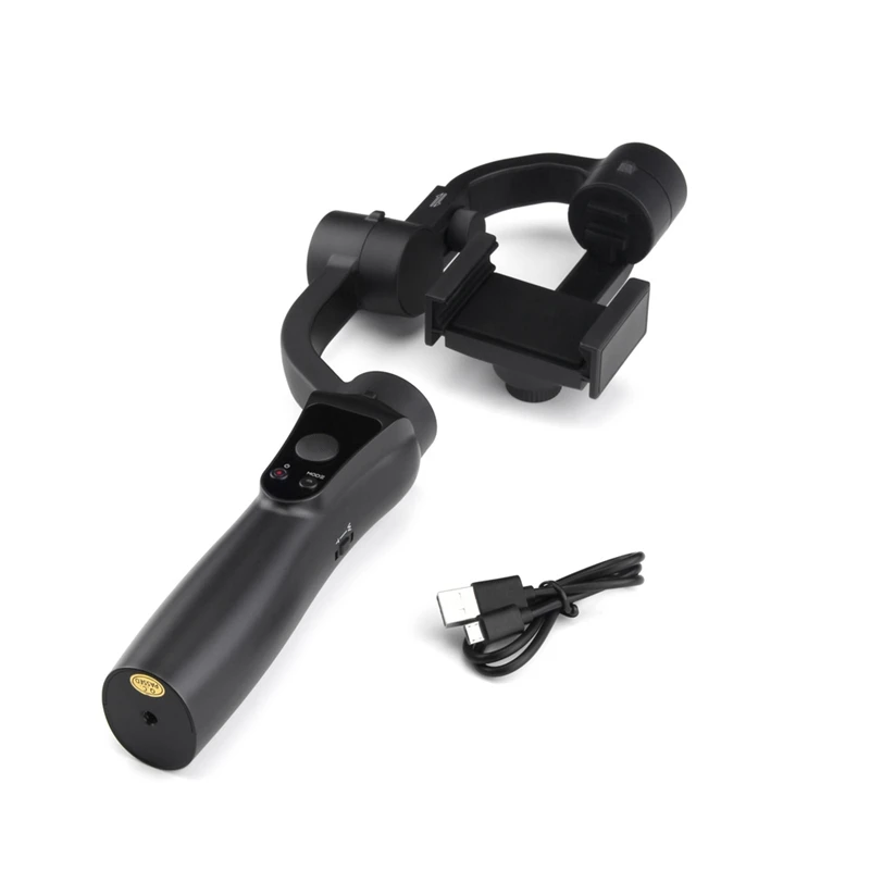 FFYY-Gimbal Stabilizer Handheld Portable Stabilizer Smooth 4 3-Axis H with Focus for Smartphone and