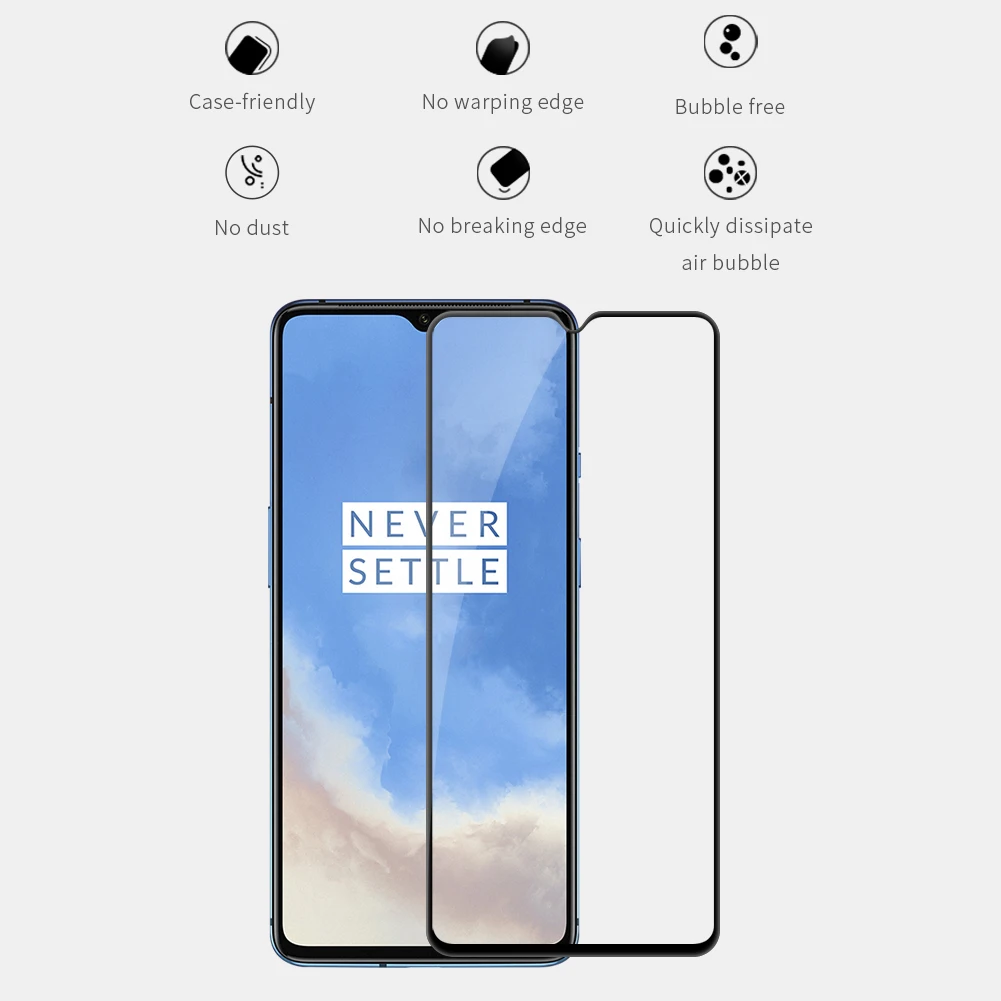 OnePlus 7T стекло Nillkin XD CP+ Pro антибликовое защитное закаленное стекло для OnePlus 7T Pro