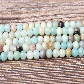 

Lanli Fashion jewelry natural gemstone interval Decor Amazons stoneloose beads 4x6/5x8mm DIY bracelet necklace and accessories