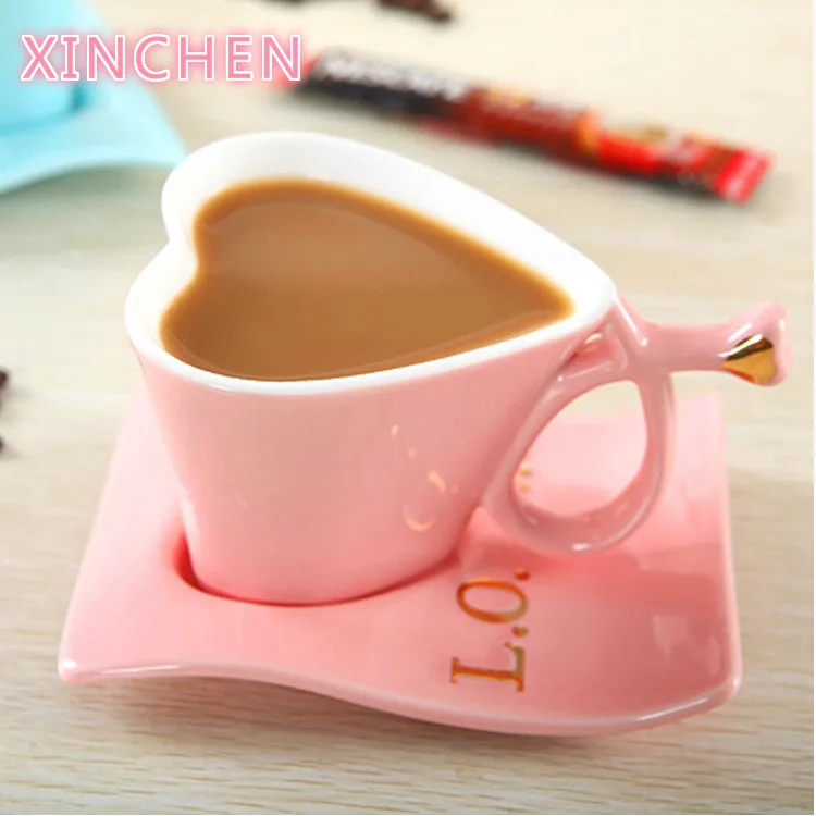 Новинка прямые продажи креативная керамическая чашка в форме сердца XinChen